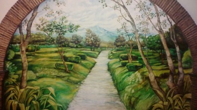 decorazione trompe l'oeil